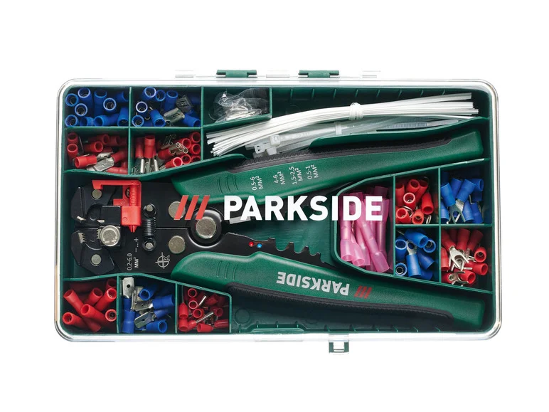 PARKSIDE® Jeu de pinces à dénuder et à sertir automatiques PCZS 231 C2 . 231 pièces