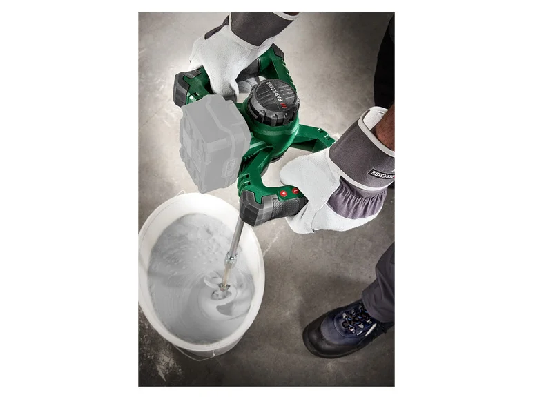 PARKSIDE® Mélangeur de peinture et de mortier sans fil PFMRA 20-Li B2. 20 V