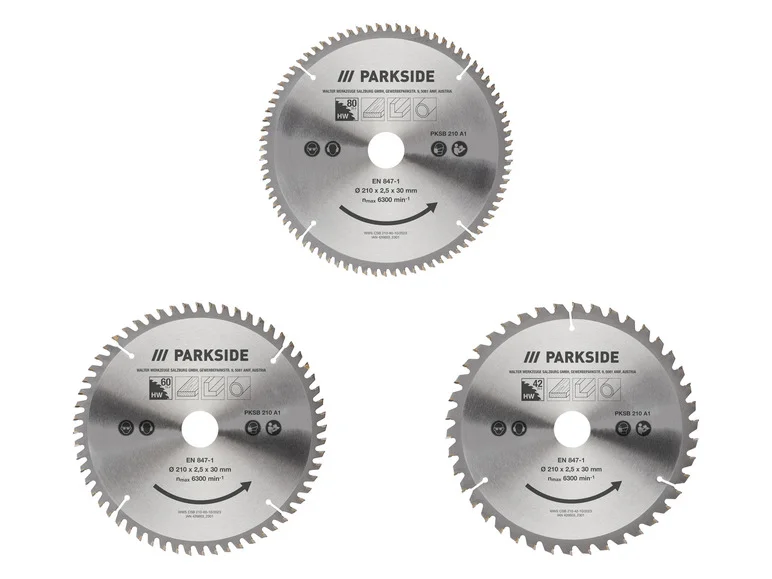 PARKSIDE® Lame de scie circulaire PKSB 210 A1. Ø 21 cm