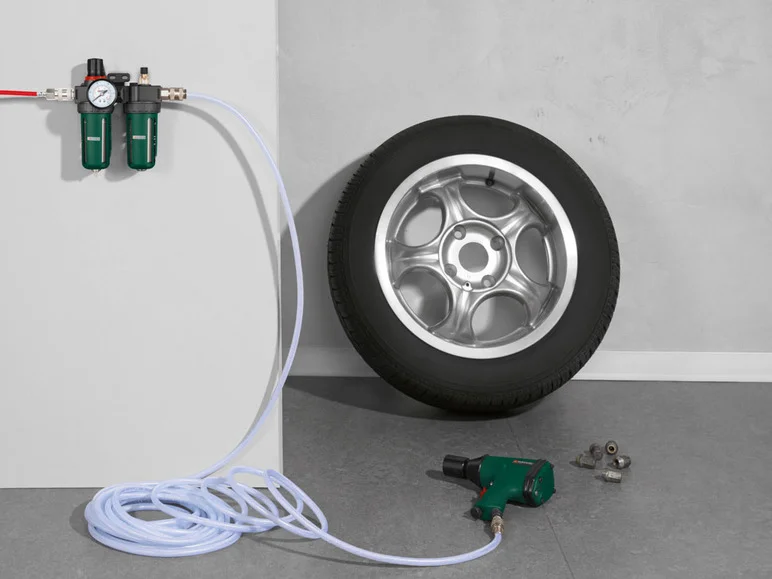 PARKSIDE® Enrouleur de tuyau pneumatique ou unité de maintenance pneumatique