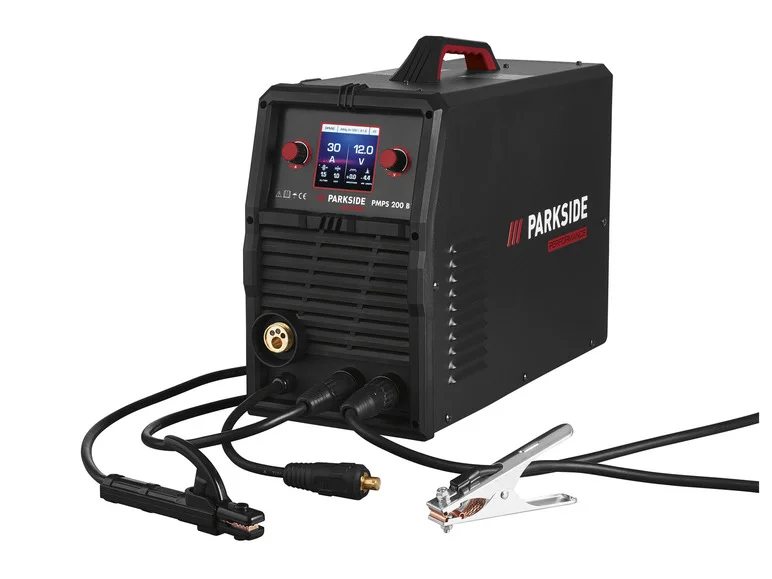 PARKSIDE PERFORMANCE® Poste à souder avec technologie double pulsée PMPS 200 B. 200 A