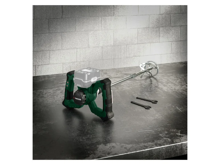 PARKSIDE® Mélangeur de peinture et de mortier sans fil PFMRA 20-Li B2. 20 V