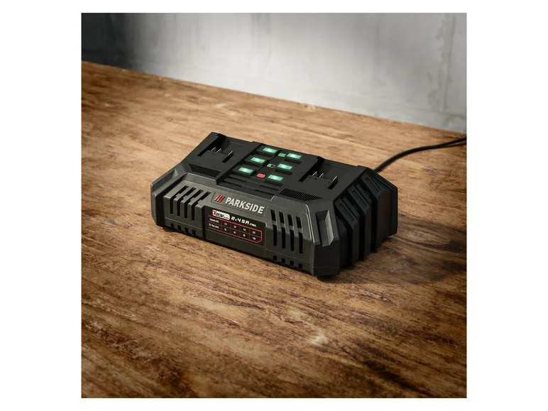 PARKSIDE® Chargeur de batterie double PDSLG 20 B1. 2 x 4.5 A. 20 V