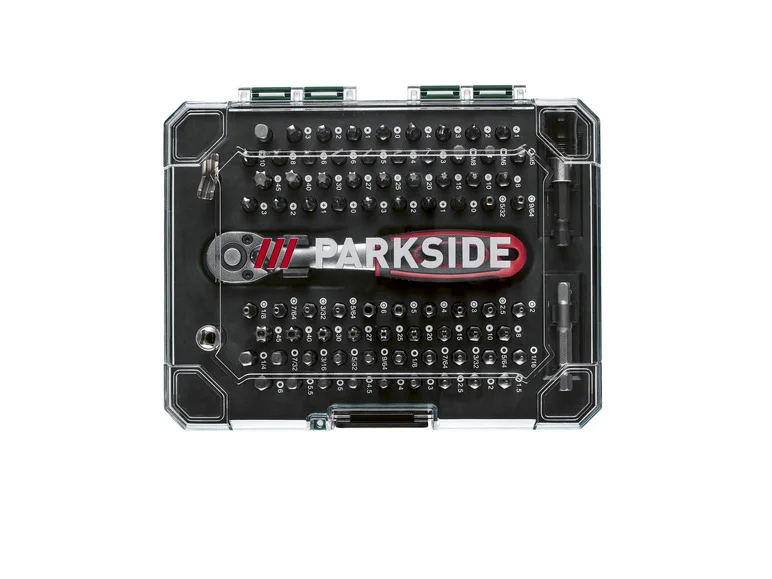 PARKSIDE® Set d'embouts et cliquet. 81 pièces