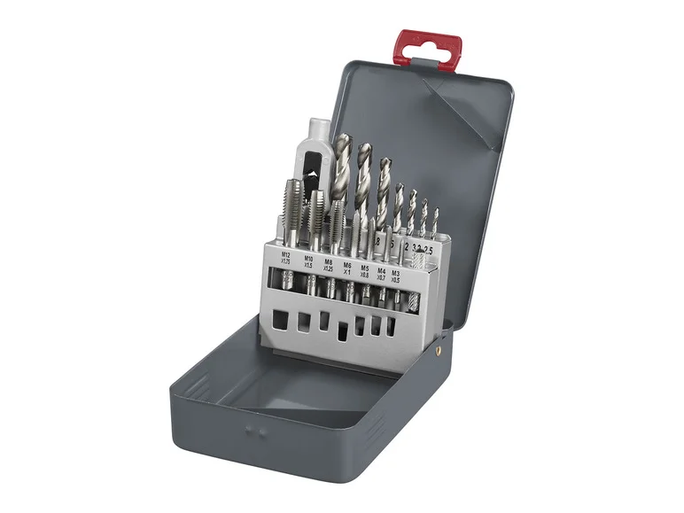 PARKSIDE® Set de forets et tarauds PBSS 15 A1. 15 pièces