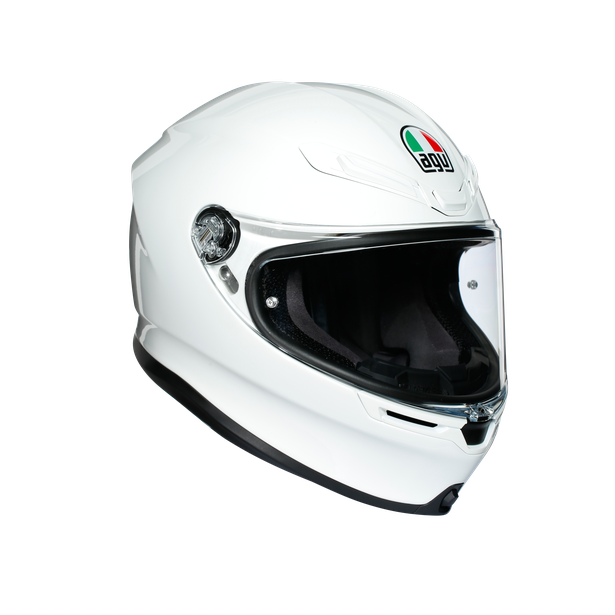 K6 AGV DOT(ECE) SOLID MPLK - WHITE