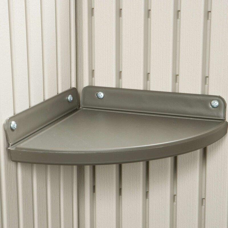 8 ft. W x 15 ft. D Plastic Storage Shed