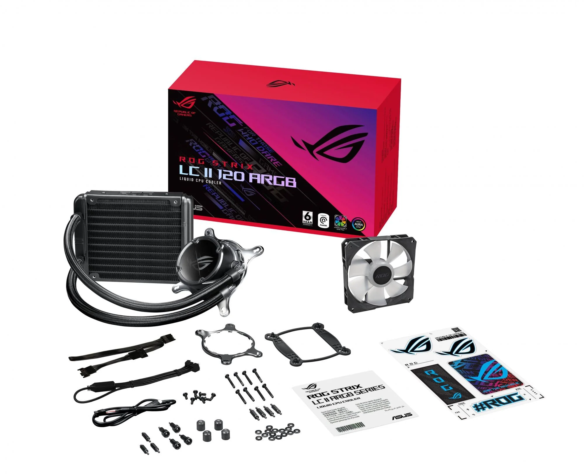 ASUS ROG STRIX LC II 120 ARGB AiO Water Cooler (LGA 1700 Compatible)