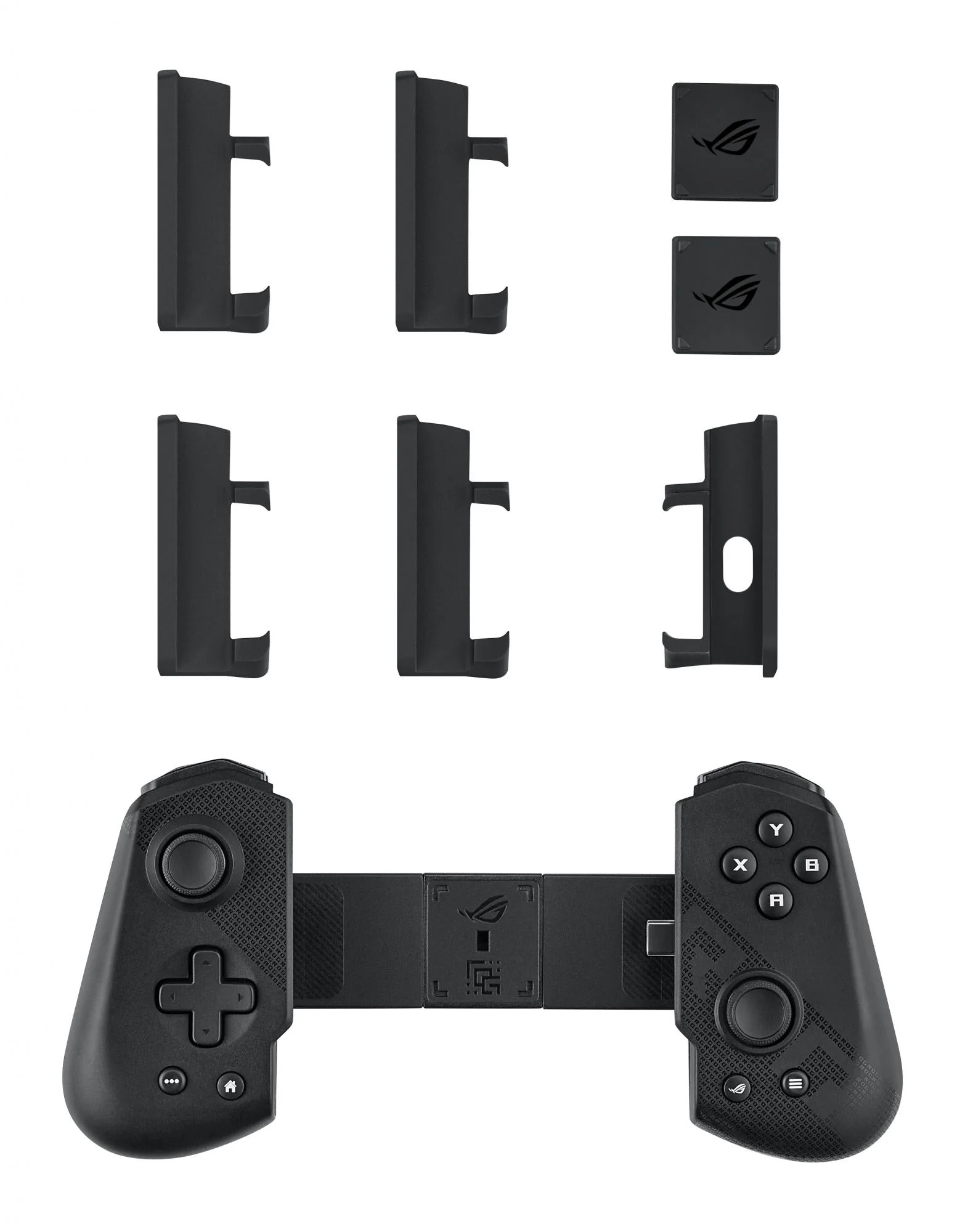 ASUS ROG Tessen Mobile Controller (GU200A) supports Android. USB-C 18W pass-through charging