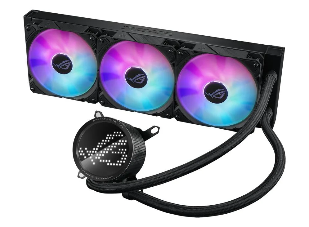 ASUS ROG RYUO III 360 ARGB 360mm All-In-One CPU Liquid Cooler with Anime Matrix LED Display