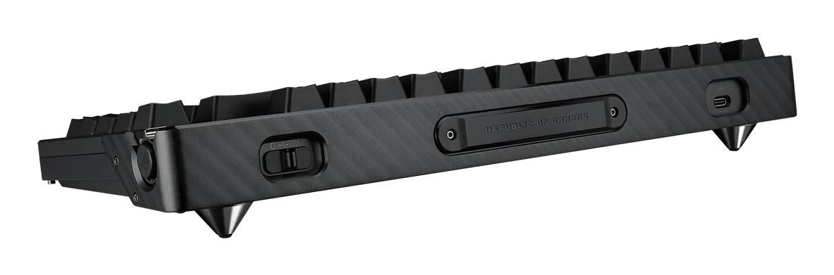 ASUS ROG AZOTH EXTREME 75% Wireless DIY Custom Gaming Keyboard. OLED display